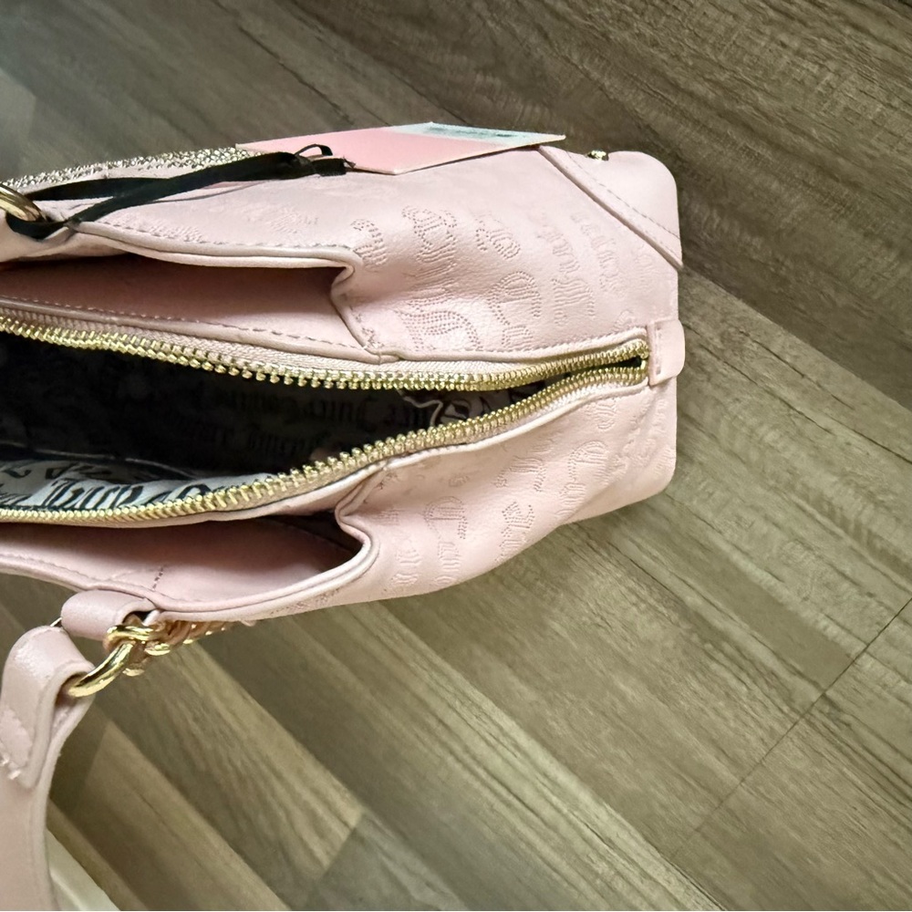 Juicy Couture Pink Embossed Satchel - Picture 7 of 12